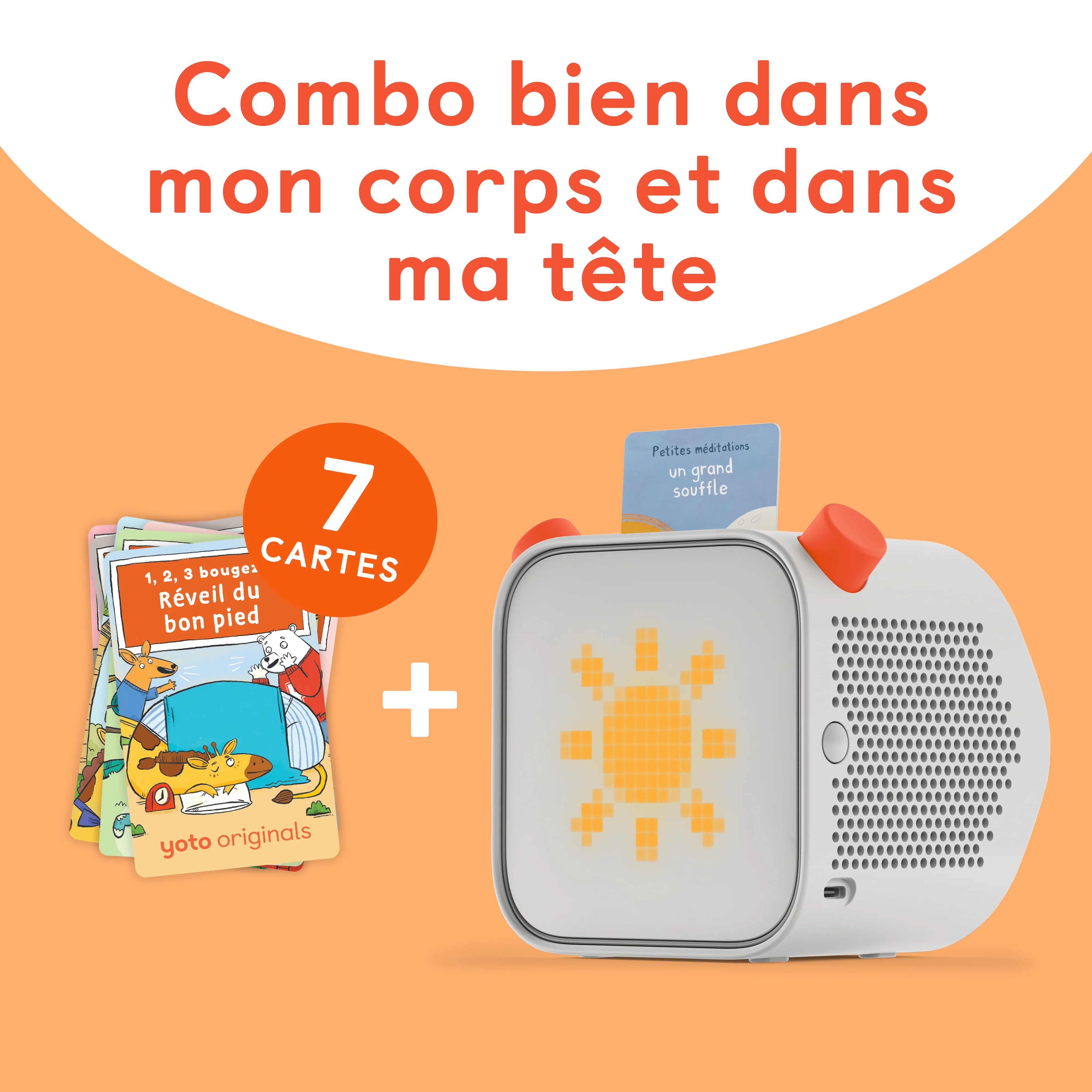 Yoto Player + Bien dans mon corps et dans ma tête combo